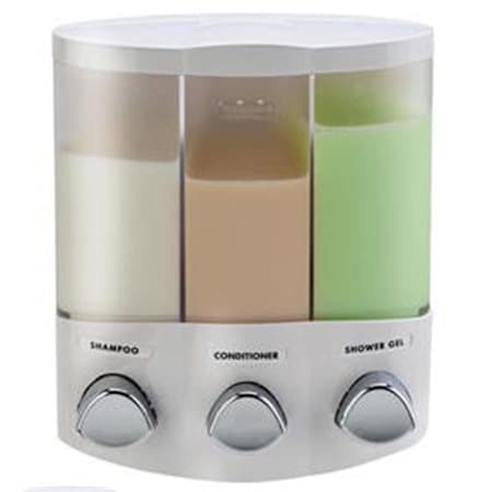 Better Living EURO TRIO Soap and Shower Dispenser White BE39321